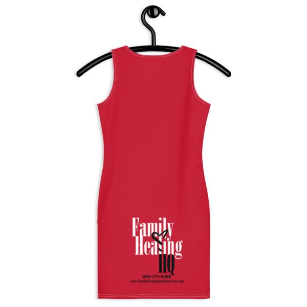 Family Healing Bodycon Dress (Red) - Image 2