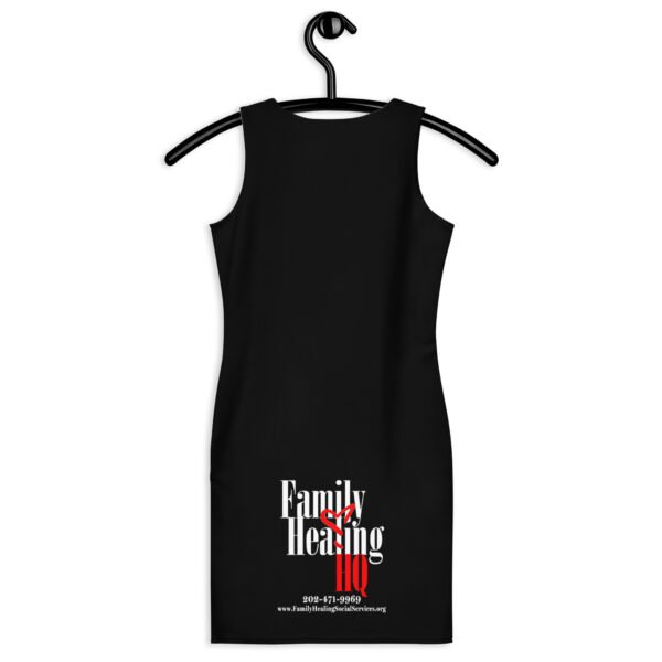 Family Healing Bodycon Dress (Black) - Image 3