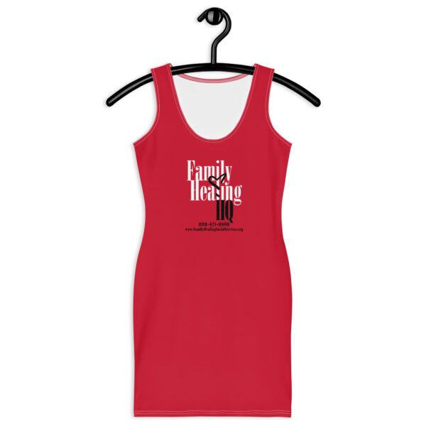 Family Healing Bodycon Dress (Red)