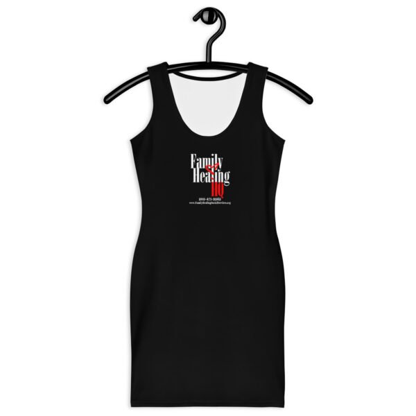 Family Healing Bodycon Dress (Black)